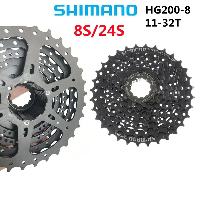 SHIMANO Tourney HG200 7s 12-28T/12-32T 8s 12-32T 9s 11-32/34/36T Cassette CS-HG200-7/8/9 For Mountain Bike Bicycle Original