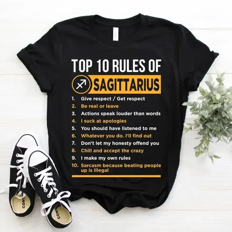 Sagittarius Traits Rules Facts Horoscope Zodiac Sign T Shirt Sagittarius Gift