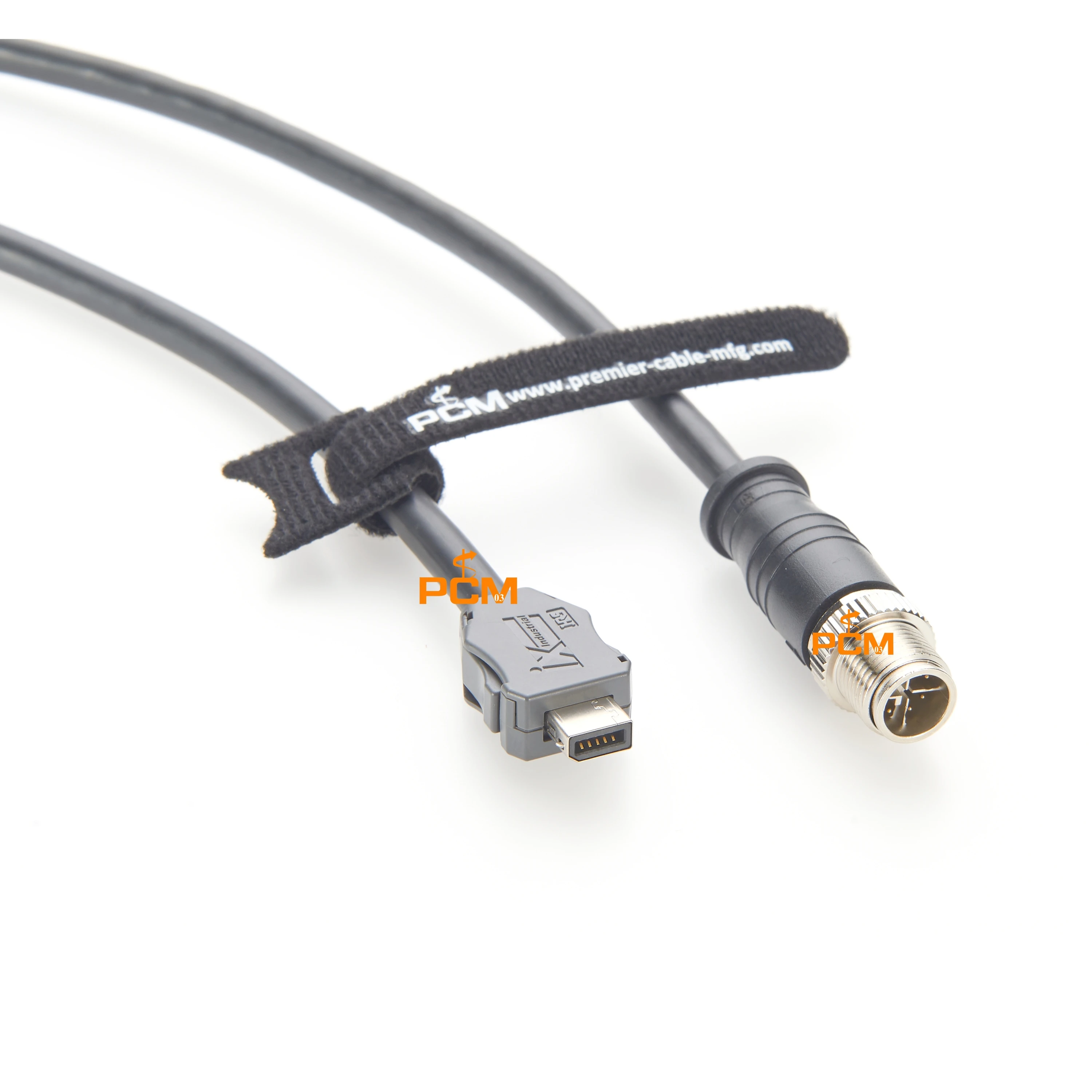 IX Industrial Ethernet Profinet Typ-A auf M12 X-Code Stecker Industriekabel für 3D-Kamera-Sensor Kompaktes Maschinenbildverarbeitungssystem – Detail 2