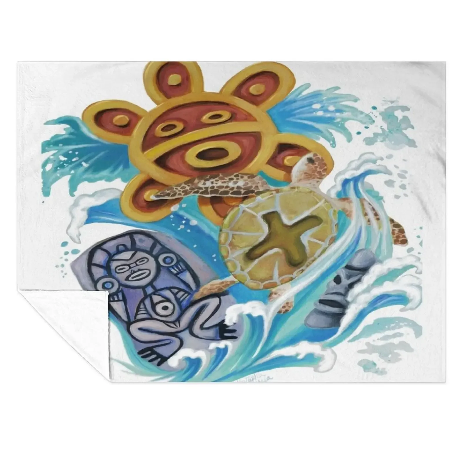 

Taino/Arawak Throw Blanket warm winter funny gift halloween For Baby Blankets