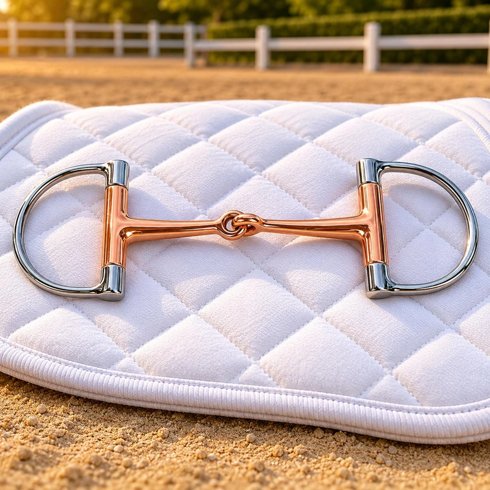 

D-Shaped Horse Bit Long-Lasting Training Bit Equestrian Gear Comfortable Mouthpiece Easy Control