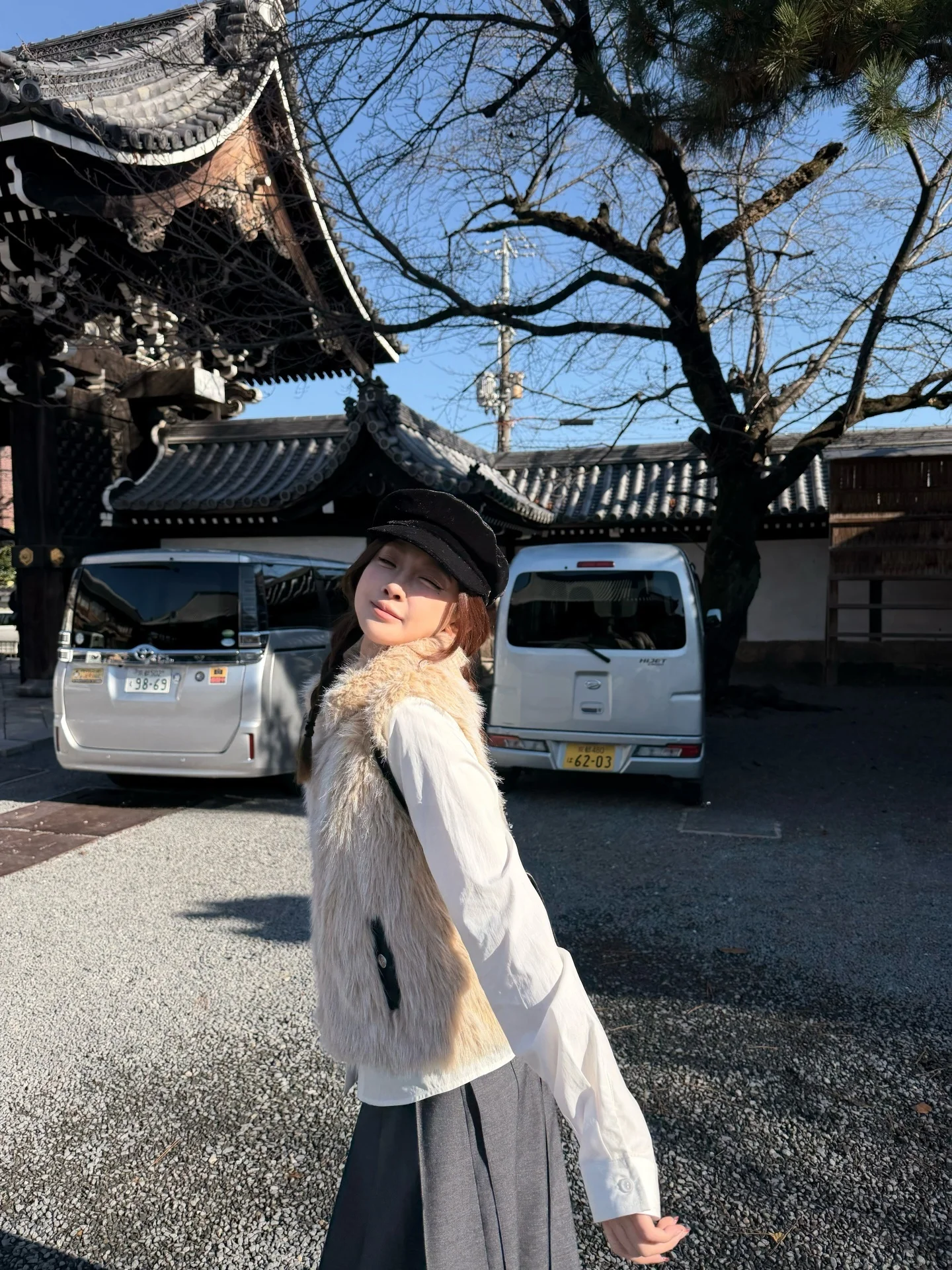 토마토 히어로 양면 착용 퍼 베스트 재킷 여성용 민소매 탑 패셔너블 빈티지 스타일 짧은 길이 루즈핏