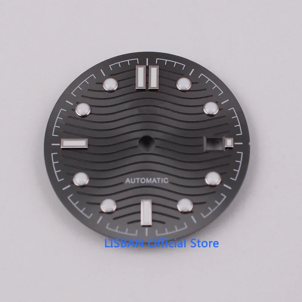 31mm Adjust ETA 2824 2836 MIYOTA series 82 movement black/gray/blue/silver white sterial Watch dial