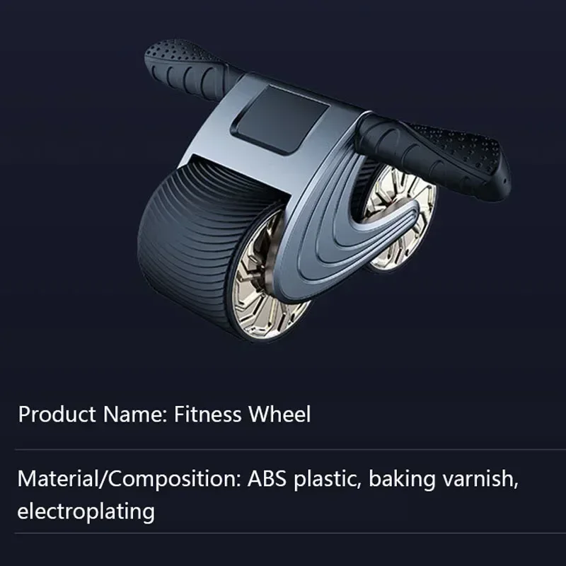 

2026 Automatic Rebound Abdomen Wheel Home Reducing Stomach And Abdominal Muscle Exerciser For Beginners Fitness Equipment2026