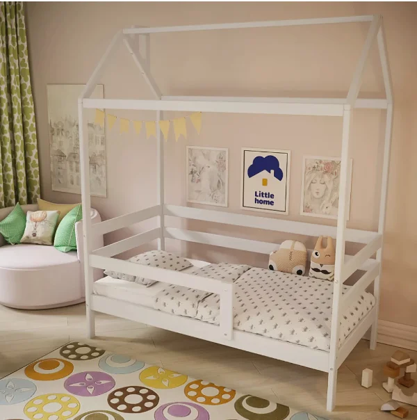 Direct sales of solid wood single bed bedroom furniture children's room bed children's cabin bed