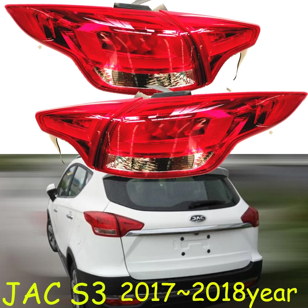 

1pcs car accessories bumper KMC tail light for JAC S3 taillight Taillamp 2017~2018y for JAC S3 fog lamp