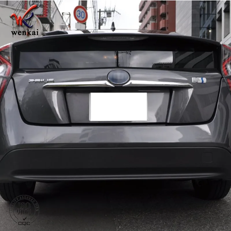 

Для Toyota Prius 50 серии 2016 2017 2018 1 шт. задние накладки на заднюю дверь гарнир автомобиля ABS Стайлинг хром внешние аксессуары