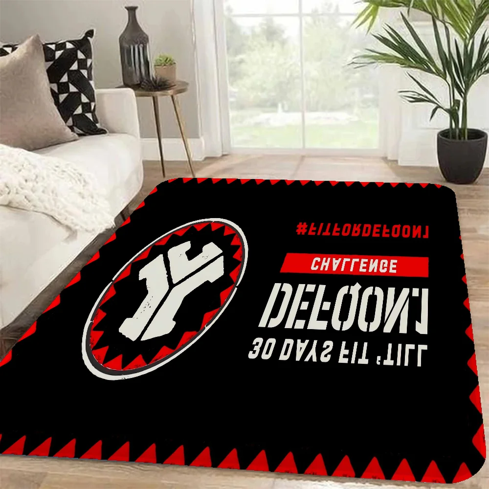 Modern Fashion Defqon1 Music Floor Mat INS Style Soft Bedroom Floor House Laundry Room Mat Anti-skid Bedside Area Rugs