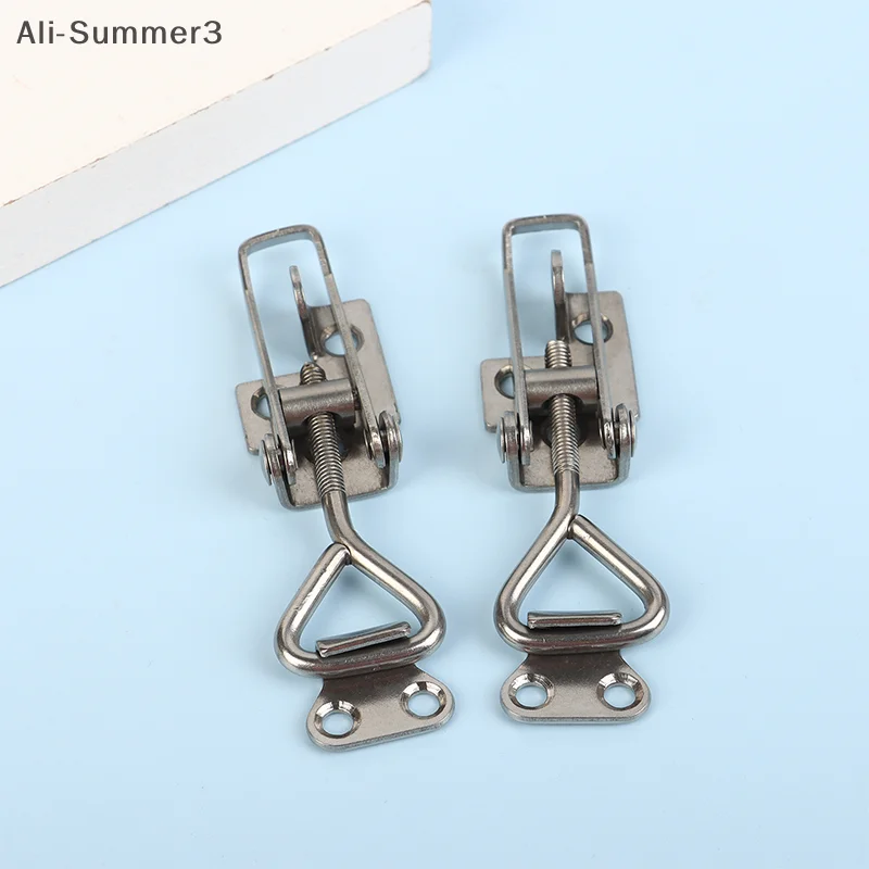 1Pc 304 Stainless Steel Clamp Deck Hasp Lock Boat Accessories Locker Anti Rattle Latch Fastener Clamp Marine Fastener