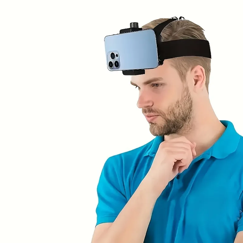 

adjustable head-mounted mobile phone camera fixing bracket first-person perspective shooting camera live broadcast