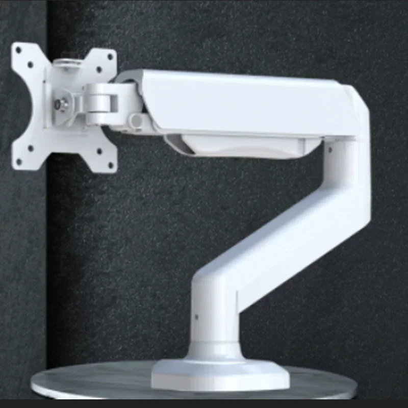 New Upgrade Computer Monitor Bracket Robotic Arm Punch-free Dual-screen Desktop Desktopbracket Air Pressure Hovering Save Space