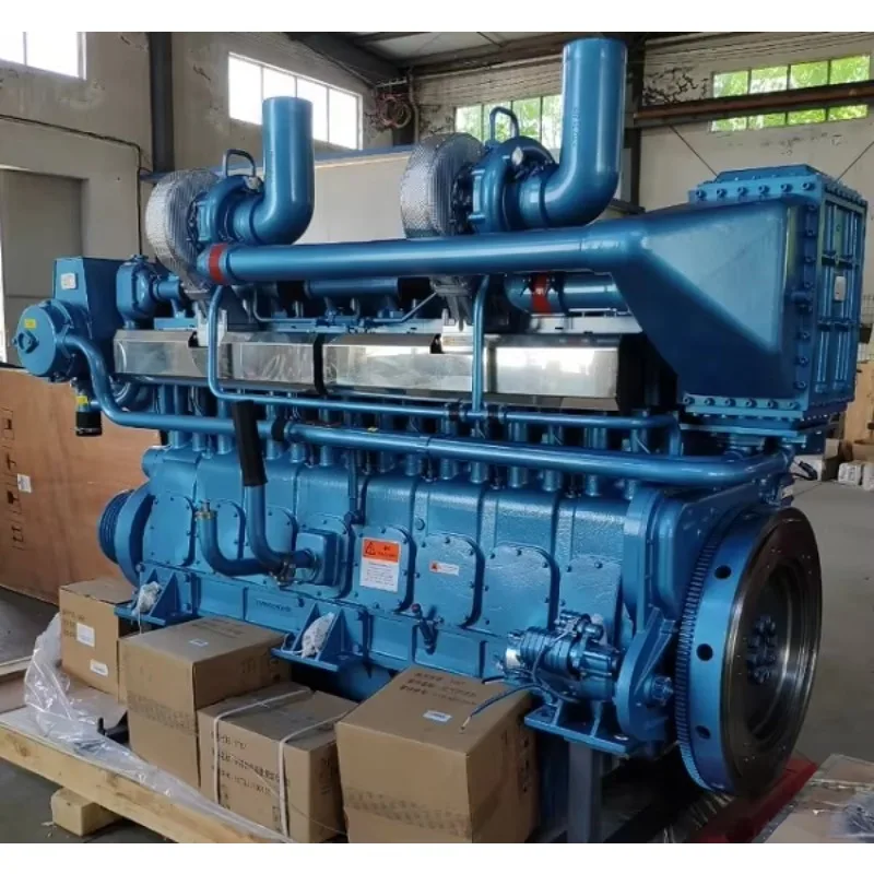 محرك بحري 8170ZC محرك بحري 820 حصان محرك بحري داخلي مع علبة تروس