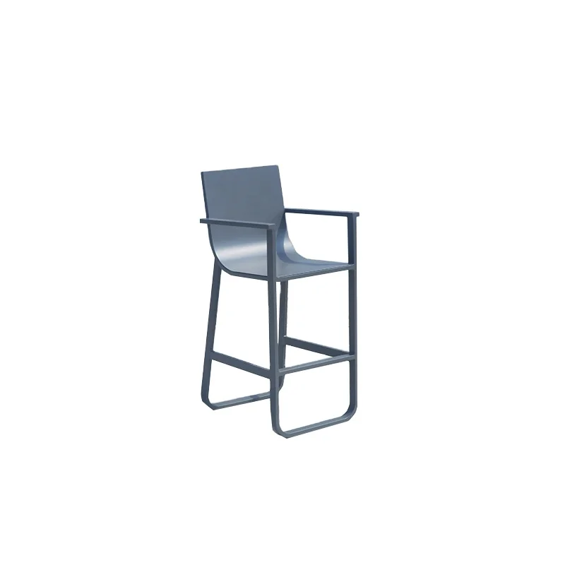 Fashion Aluminum Outdoor Bar Chair Furniture Household High Chair Bar Chair Outdoor Garden Furniture Sets