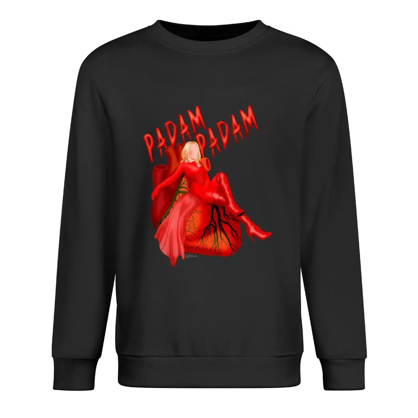 

Padam Padam Heart Pullover korean style clothes men's coat men clothes tracksuit new sweatshirts