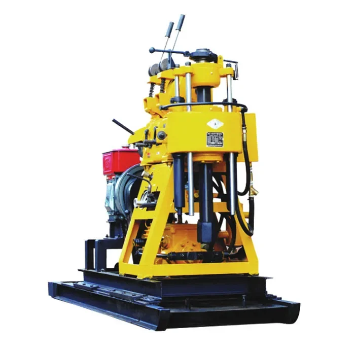 200m Depth Rock Drilling Machine Air DTH Water Well Bore Hole Drilling Rig