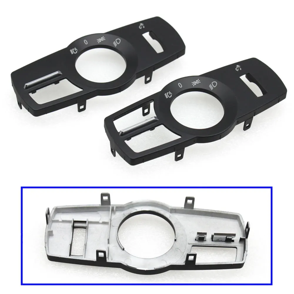LHD RHD Car Headlight Lamp Rotary Button Foglight Switch Cover Panel For BMW 5 5GT 6 7 X3 X4 Series F10 F11 F07 F06 F01 F25 F26