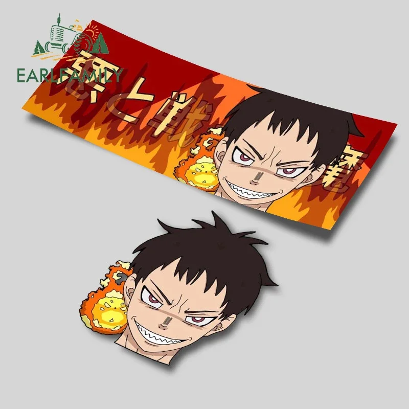 

EARLFAMILY 13cm for Cartoon Slap Car Accessories Stickers Camper RV JDM Anime Decal Windows Laptop Surfboard Caravan Decals