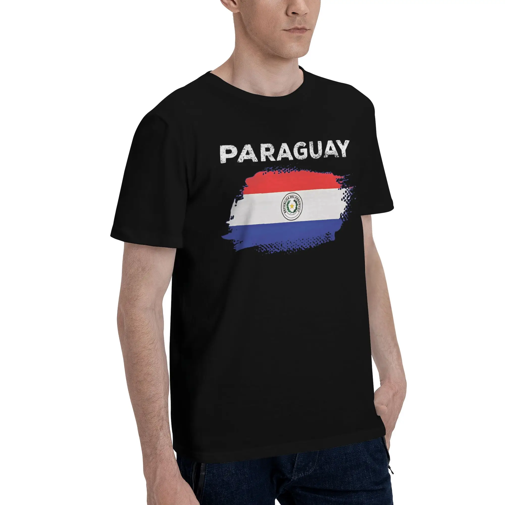 Paraguay Flag Tee Shirt for Men Women Gift T Shirts  Cotton Clothes