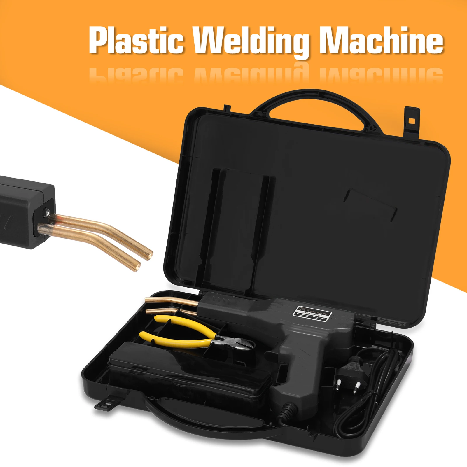 Plastic Welding Kit Hot Stapler Machine Ergonomic Car Bumpers Repairing Welding Tool with Plier Welding Tool Staplers Machine