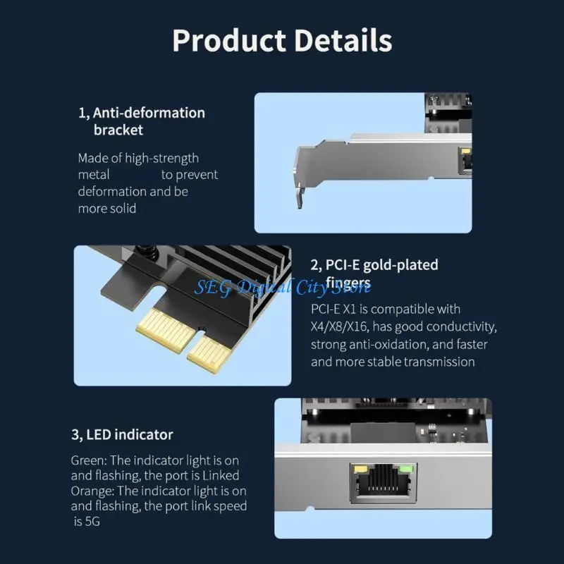 

U75B P50 PCIExpress Networking Card High Reliability Data Intensive Application