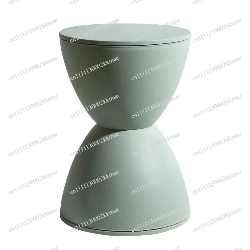 Nordic Style Footstool Creative Change Shoe Stool Round Tea Table Multi-color Thickened Fashion Thickened Plastic Round Stool