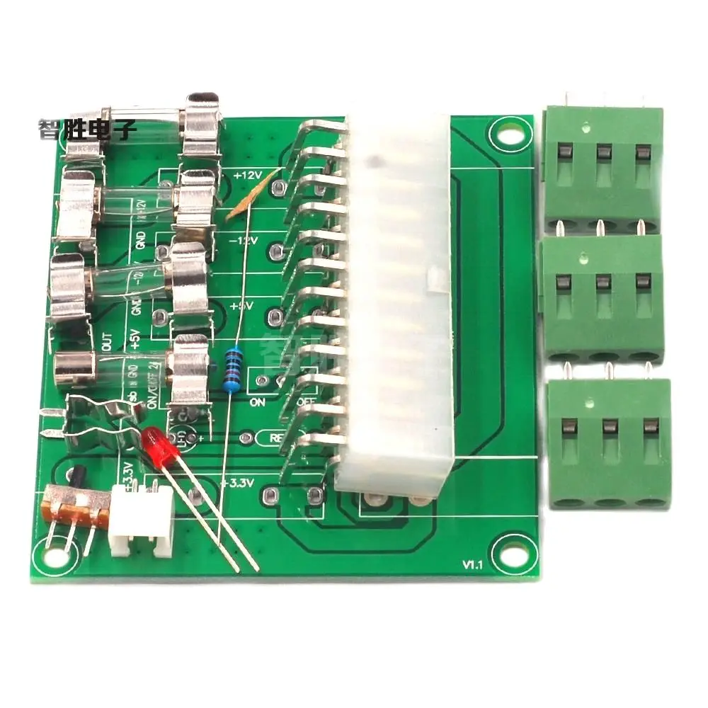 Desktop ATX power adapter board computer ATX power supply board power lead out wiring module