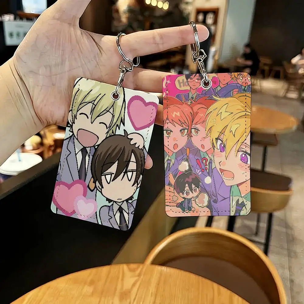 Comic Ouran High School Host Club Card Holder Suitable For Bank Access Library  Parking Bus Subway And Keychain