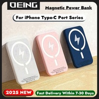 Magnetic Power Bank For iPhone Type-C External Auxiliary Battery Portable Wireless Charger for Apple Original Magsafe Powerbank