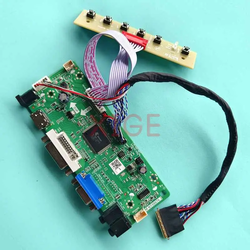 

Driver Controller Board For LTN156AT09-B02/H01/H02/H03 Kit DIY HDMI-Compatible VGA DVI Laptop Screen 1366x768 15.6" 40-Pin LVDS