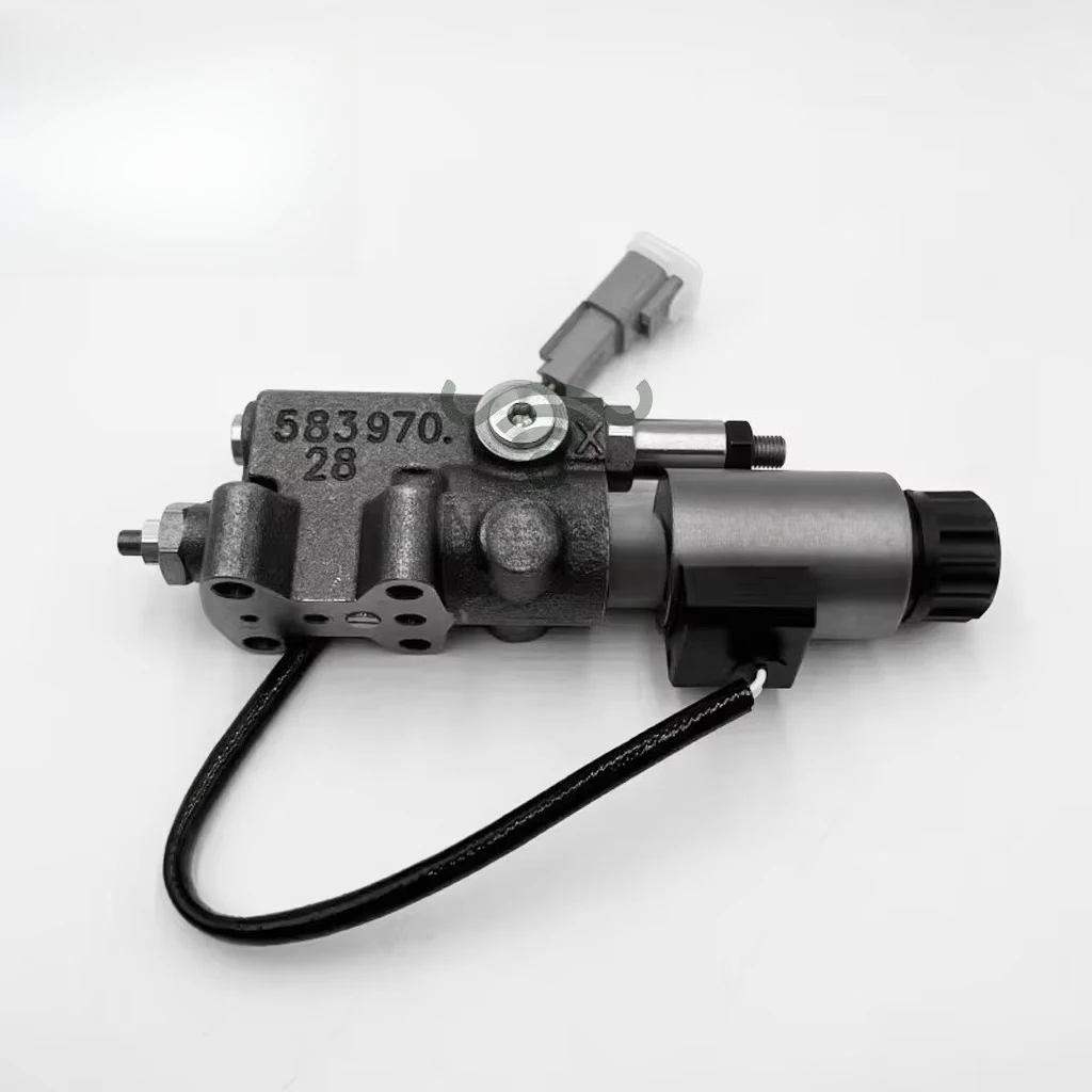 NOZYB Excavator Parts 259-0907 2590907 For E330D E336D 244-4120 2444120 Fan Pump Control Valve Group Solenoid Valve