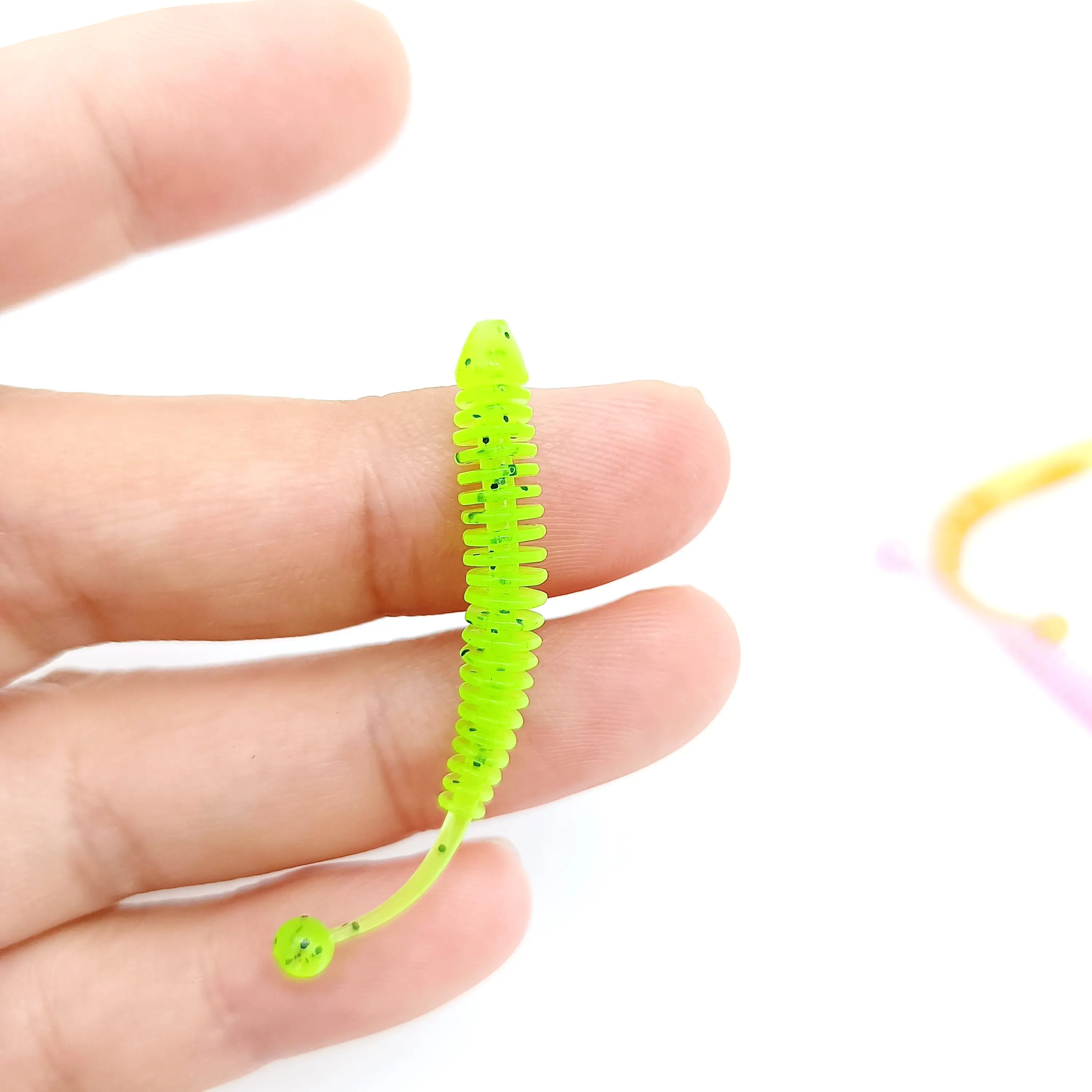 DUODUOYU 10PCS Mini Weiche Angeln Locken 47mm/57mm/77mm Nadel Silikon Swimbait Wobbler Künstliche köder Seebarsch Angelgerät – Detail 12
