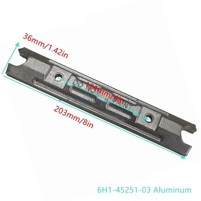 Anode Zinc and aluminum tail, lift, and underwater anode block collection for Yamaha outboard boat accessories