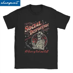 Punk Rock Band 90s Men Women T Shirts Social Distortion Vintage Tees Short Sleeve Crew Neck T-Shirts 100% Cotton Gift Clothing