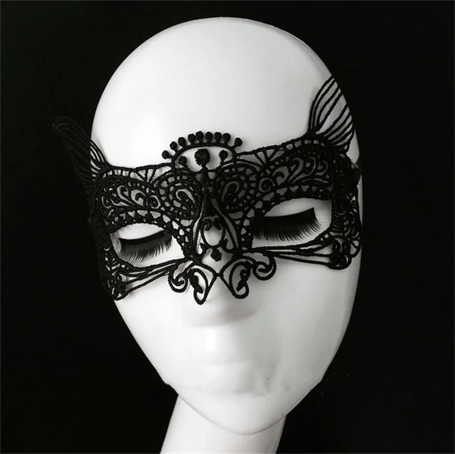 Erotic Accessories Blindfold Sexy Eye Mask Fetish Flirting Tools Lace Sex Toys for Women Couple Masquerade Adult Game Sex Shop