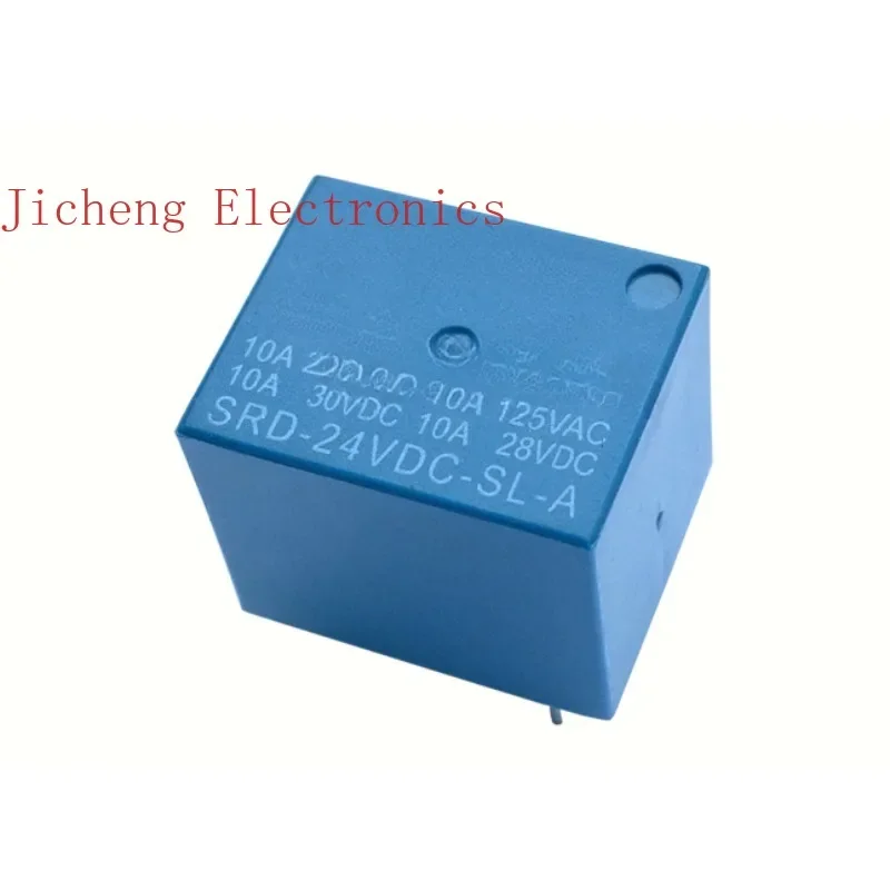 

10PCS New SRD-24VDC-SL-A Relay SONGLE 24V/4 Pins/10A T73