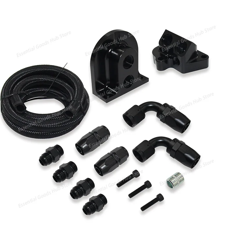 

2011-2023 For Ford 5.0 Coyote Oil Filter Relocation Kit Fits For Mustang GT / F-150