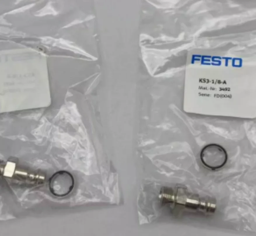 

10 шт., новый оригинальный разъем FESTO KS3-1/8-A 3492