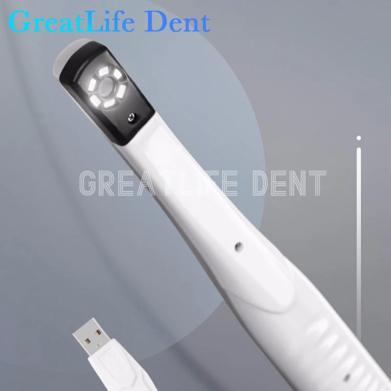 GreatLife Dent 6 LED lights oral HD Image 2.0 Mega Pixels Endoscope Tools Split Oral Viewer Dental Chamber Intraoral Camera