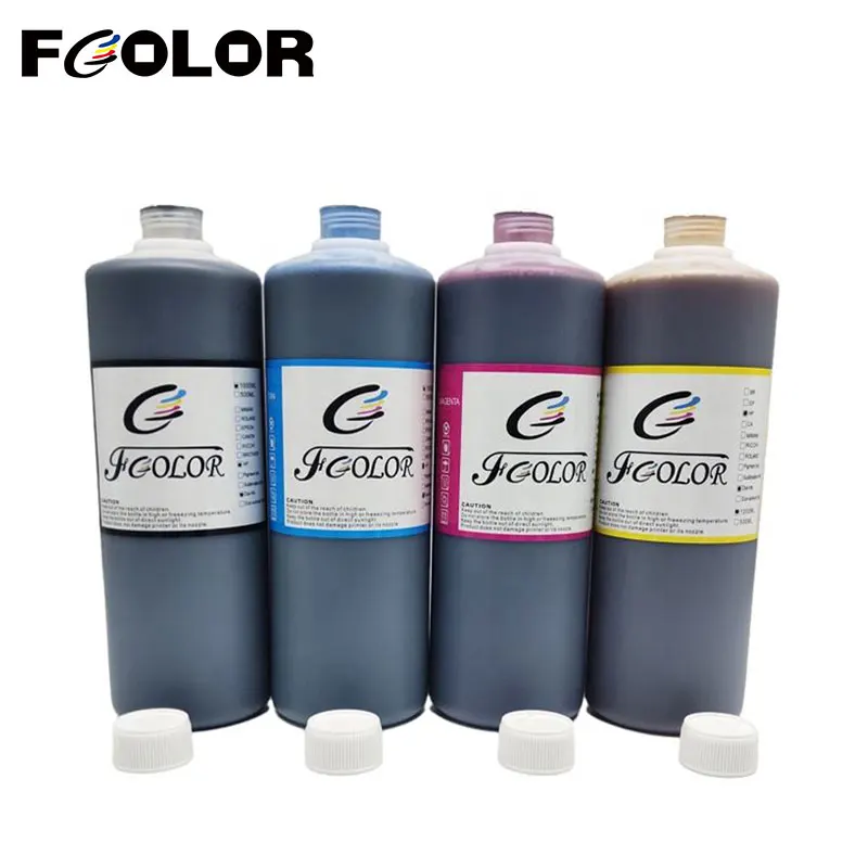 Fcolor-tinta de tinte Universal de alta calidad DY2012, 1000ML para impresora de inyección de tinta Epson T50, 1390, 1400, R330, TX800, ME33, ME330, 620F, ME350