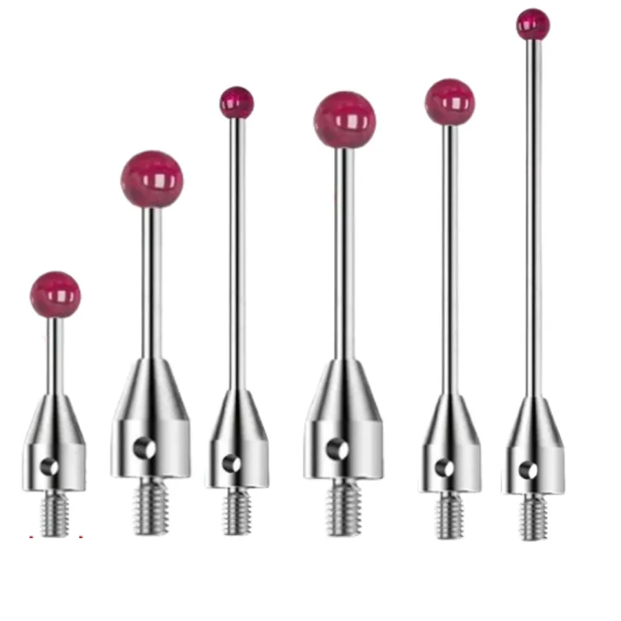 CNC machine tool ruby probe measuring needle stainless steel probe M4 thread three coordinate measuring needle