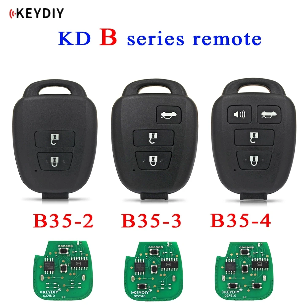 KEYDIY Universal KD Remote Ggenerate New Keys for Toyota Style B Series B35-2 B35-3 B35-4 for KD900 KD-X2 MINI KD KD-MAX