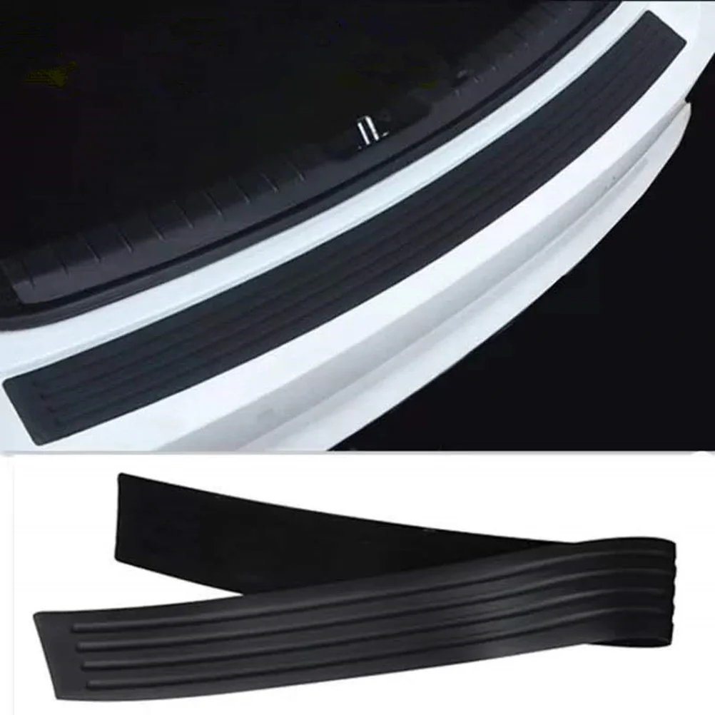 

90cm Anti Collision Tape Black Textured Trunk Protector Rear Bumper Guard Universal Car Protection Strip Protect Strip