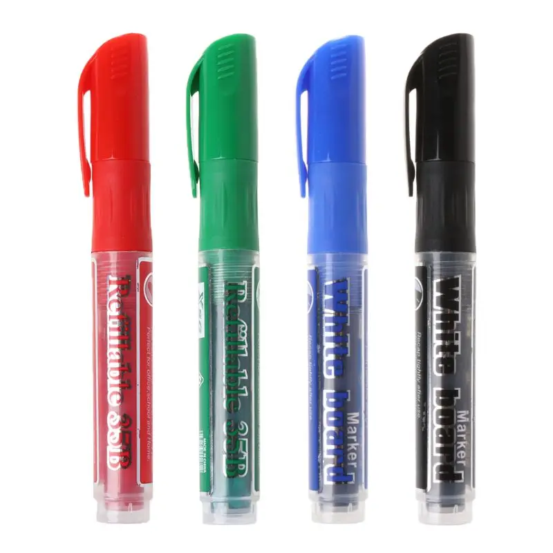 Erasable Whiteboard Marker Pen Dry-Erase Sign Refillable Office School Suppl