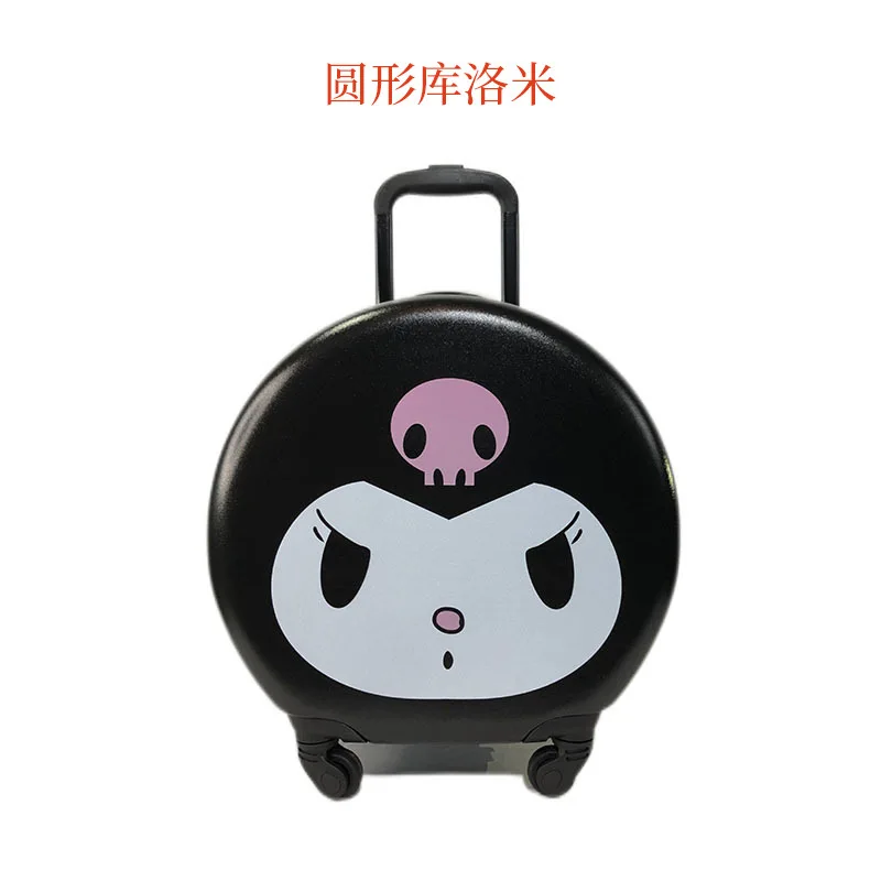 أنيمي الكرتون الأطفال حقيبة الترفيه حقيبة سفر Kawaii الكرتون الأطفال عربة المدرسية الصعود حقيبة تروللي بعجلات #3