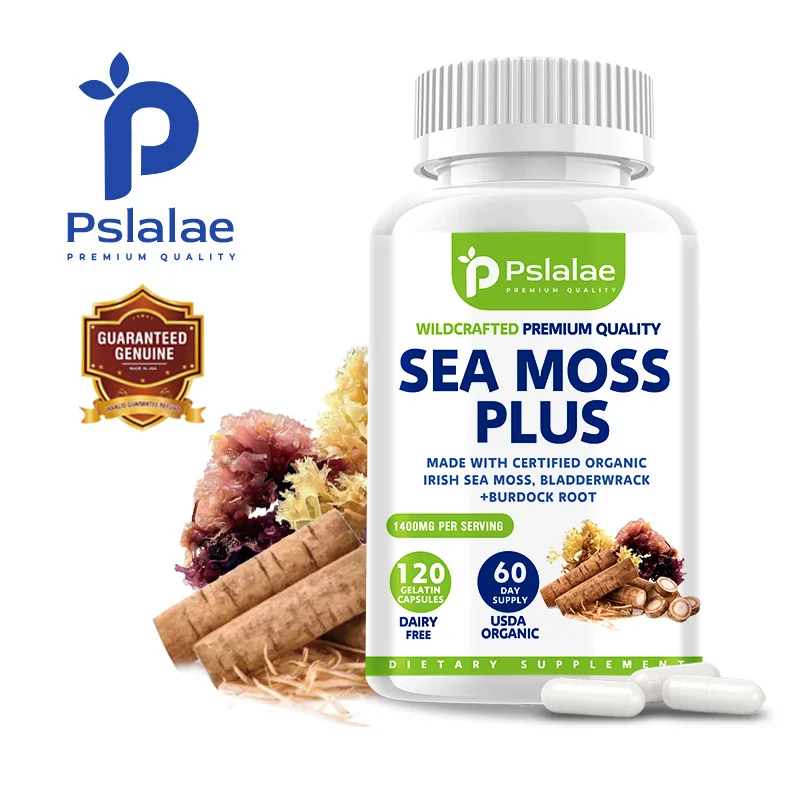 Organic Seaweed Capsules - Boosts The Immune System, Promotes Gut Health, Improves Skin Condition, and Increases Energy