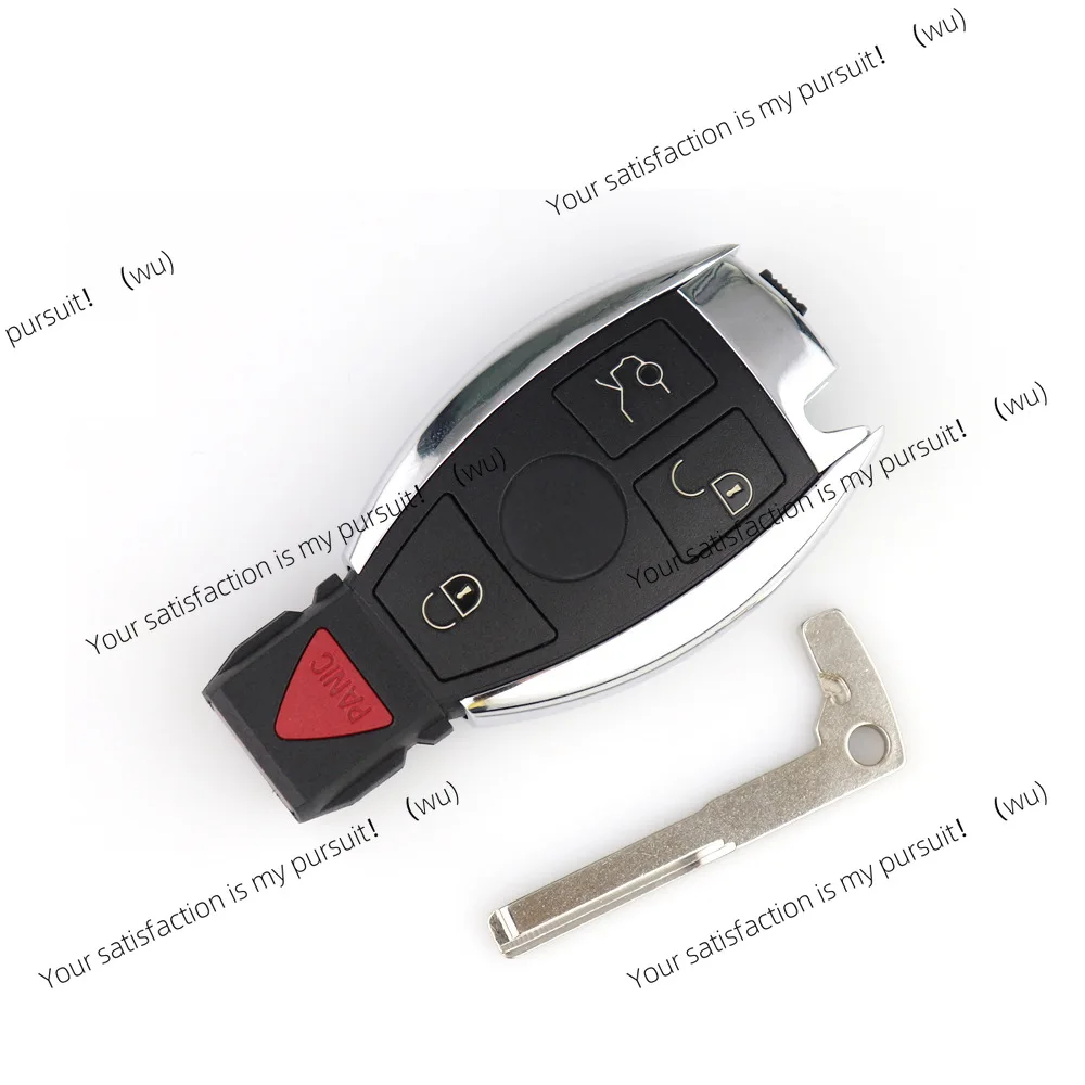 Suitable for Mercedes-Benz 2-key 3-key 4-key single battery seat remote control car key case replacement