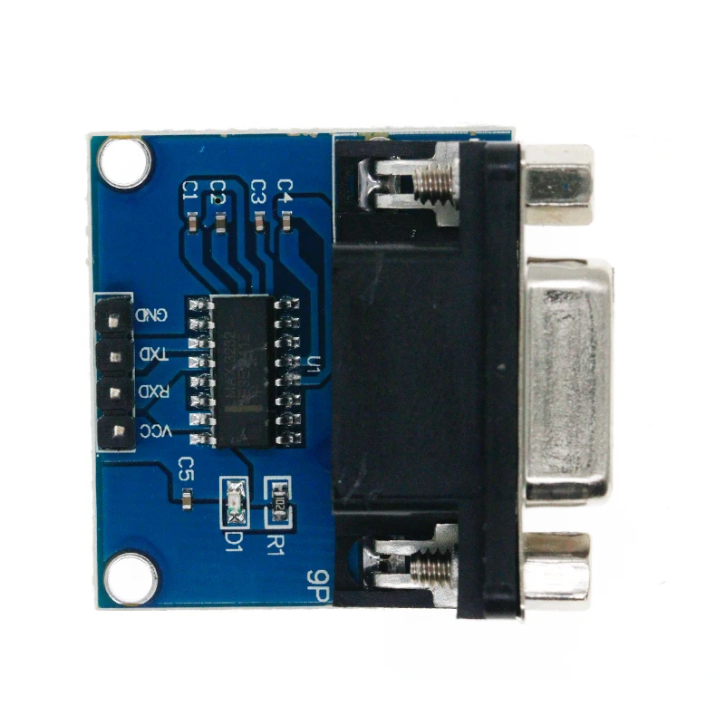 محول المنفذ التسلسلي MAX3232 RS232 to TTL, وحدة DB9 ، موصل MAX232 لاردوينو #6