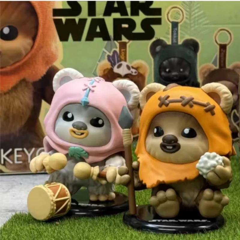 Caja ciega Star Wars Ewok COSBI, adornos hechos a mano, minifiguras, caja sorpresa, modelo decorativo, juguetes, periféricos de animé, regalos de vacaciones