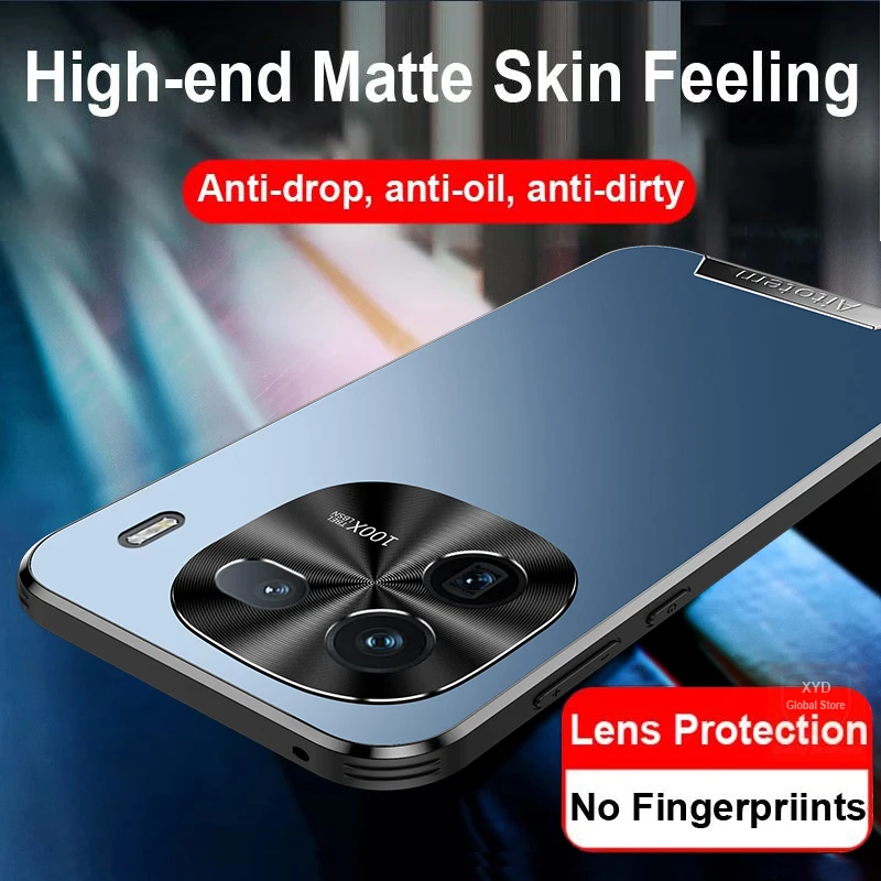 High End For Vivo iQOO 12 Pro Case Frosted Matte Skin Brand Phone Back Case For Vivo iQOO 12 Pro iQOO12 Cover Shell Bumper Bag