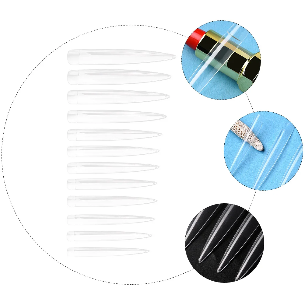 

120 шт., искусственные ногти, заостренные, с полным покрытием, прочные, удлиненные, накладные ногти, салон, сделай сам, дизайн ногтей, женский маникюр